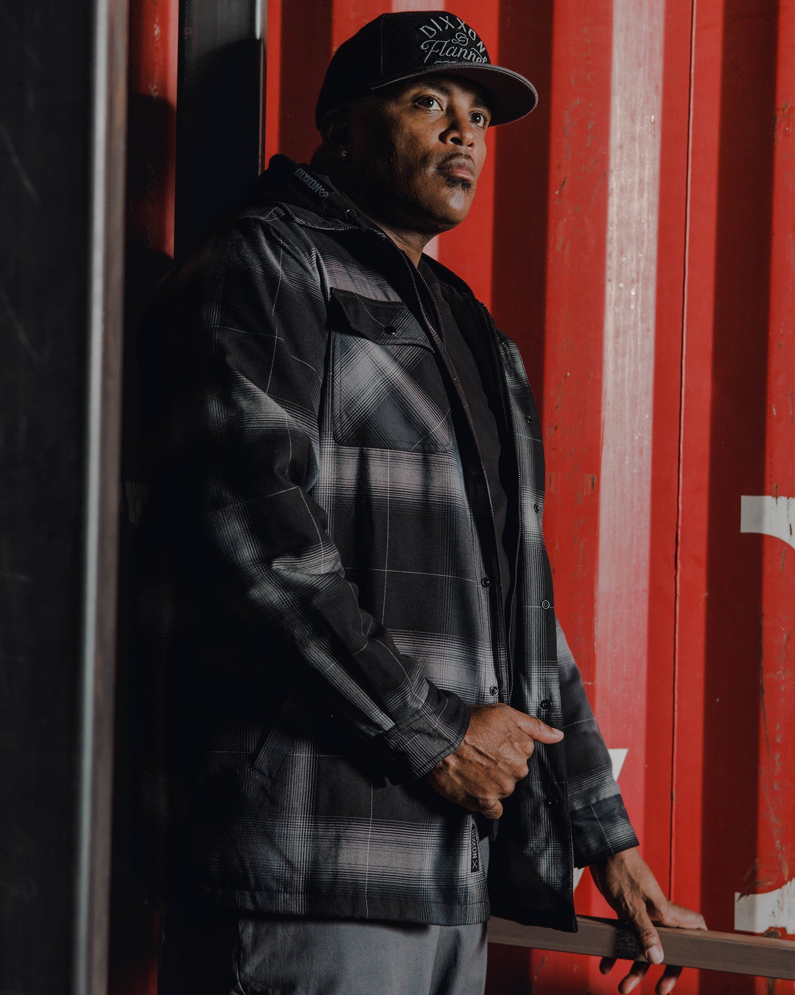 Plaid flannel jacket with hood online