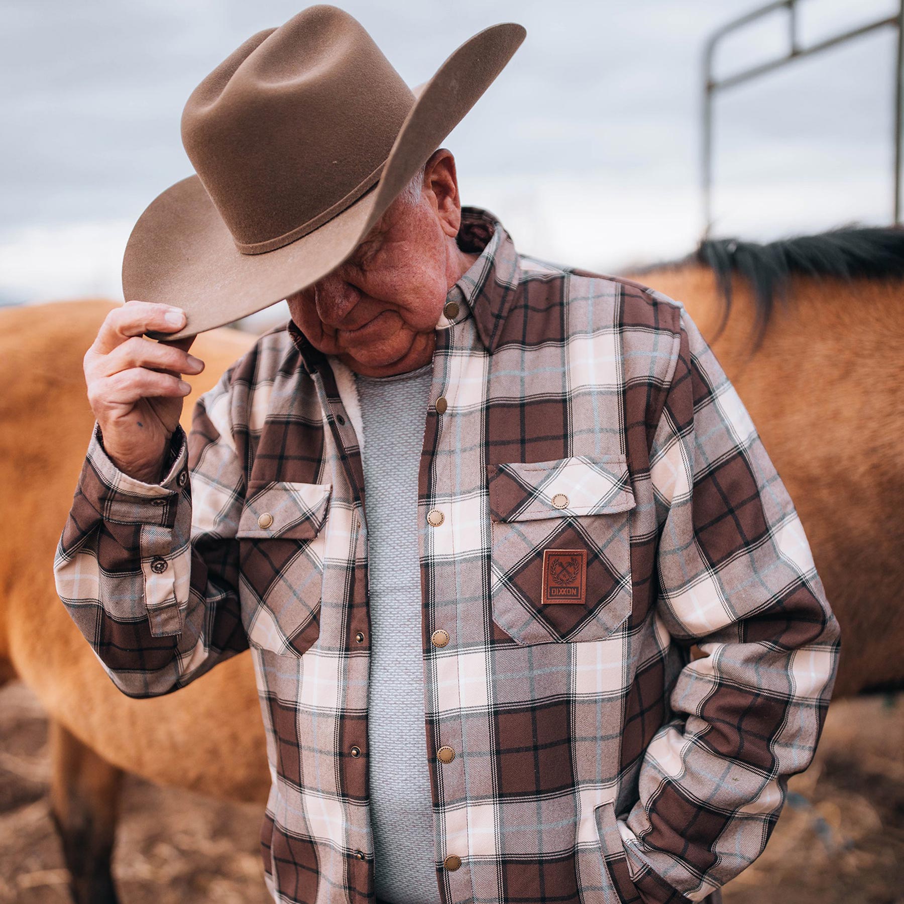 Amarillo Sherpa Lined Flannel Jacket