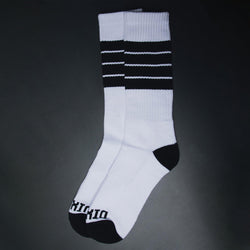 Athletic Stripes Premium Crew Socks - Dixxon Flannel Co.