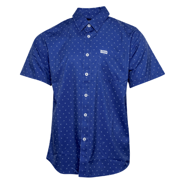 Men's Avery Short Sleeve - Blue & Grey | Dixxon Flannel Co