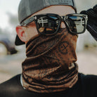 Bandana Neck Gaiter - Brown & Black - Dixxon Flannel Co.
