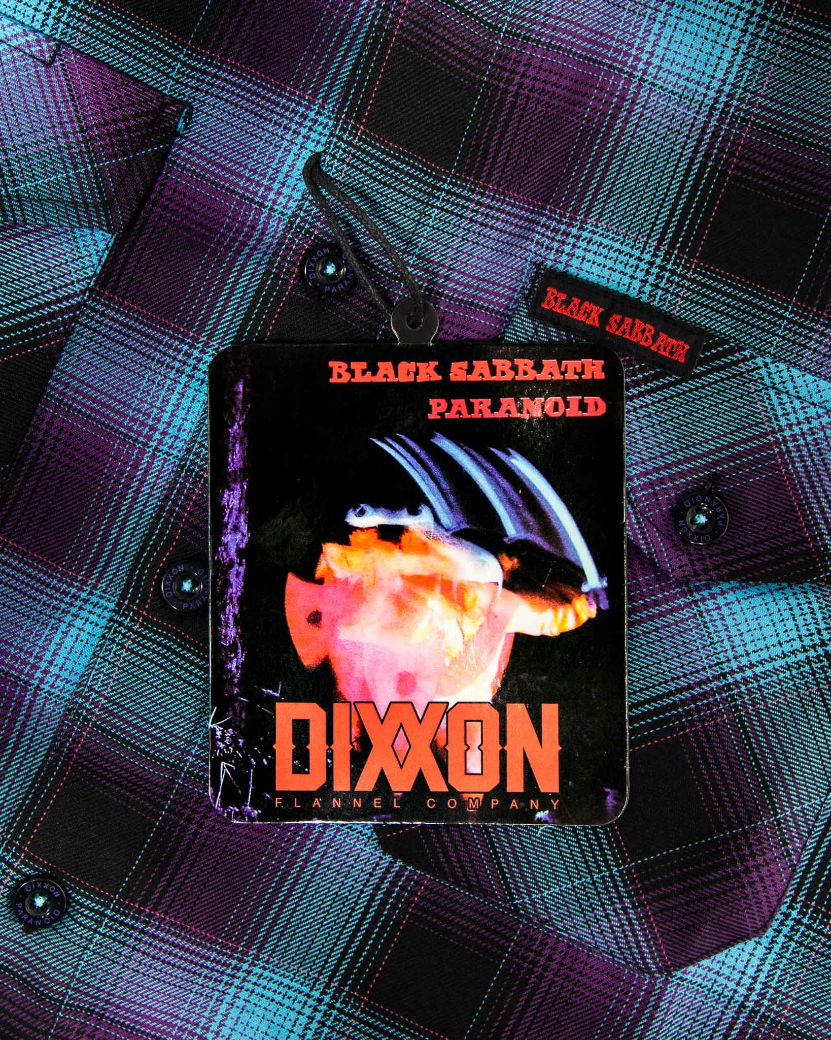 Men's Black Sabbath Paranoid Flannel - Dixxon Flannel Co.