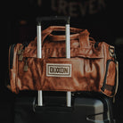 Duffle Bag - Brown Distressed Leather - Dixxon Flannel Co.