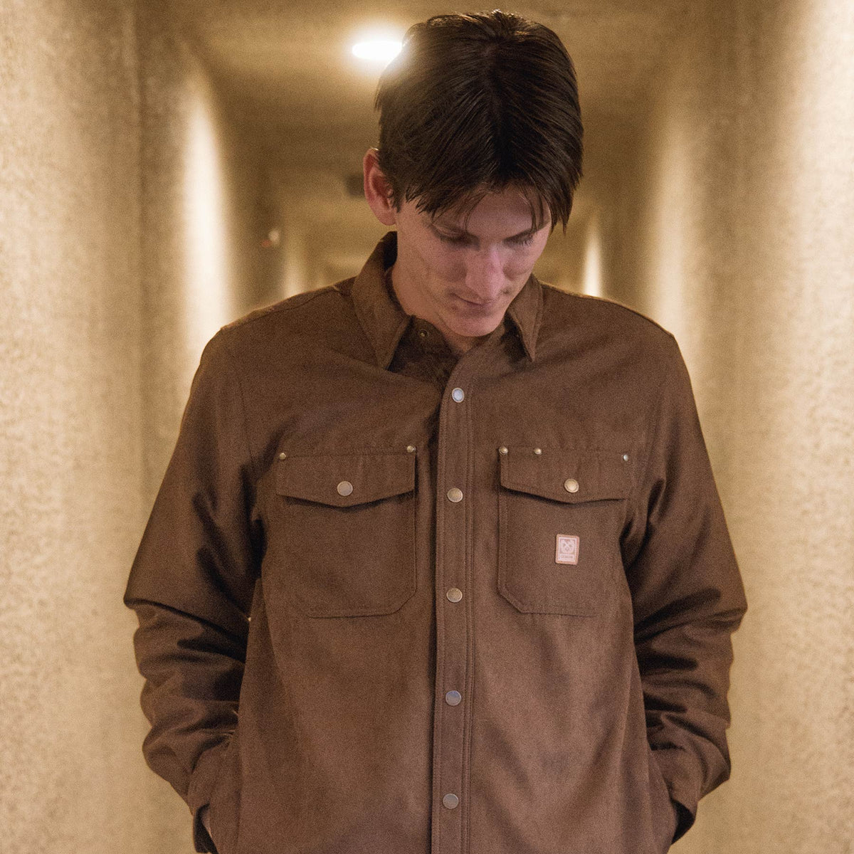Men's Casper Suede Jacket - Brown | Dixxon Flannel Co. – DIXXON UK