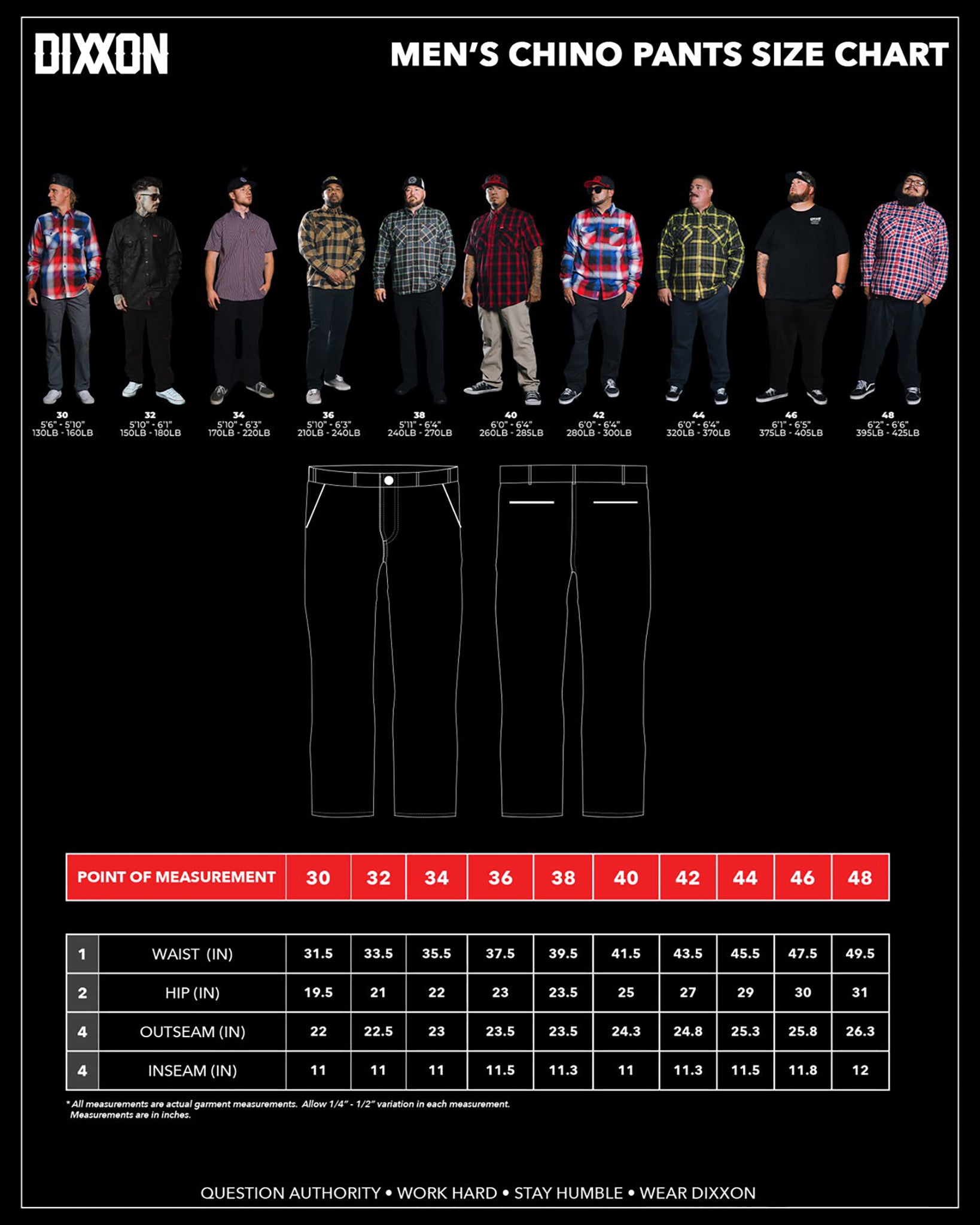 Slim Straight Chino Pants - Charcoal | Dixxon Flannel Co. – DIXXON UK