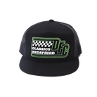 Classics Redefined Flat Bill Trucker Snapback - Black - Dixxon Flannel Co.