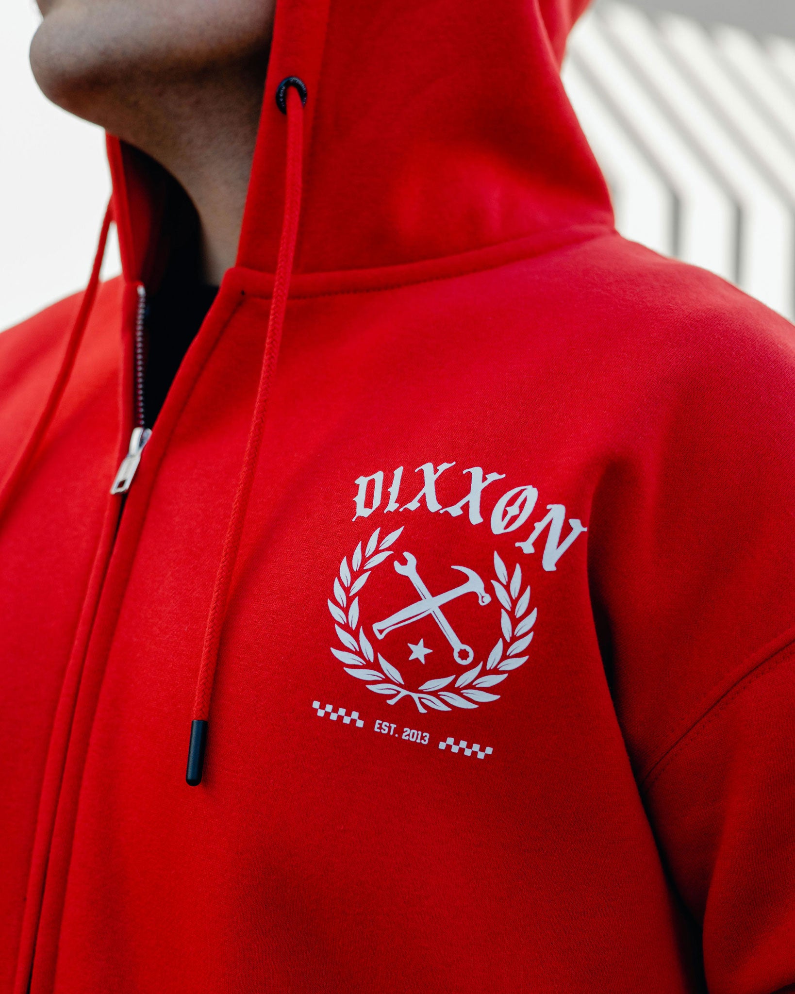 Cruz Zip Up Hoodie - Red | Dixxon Flannel Co. – DIXXON UK