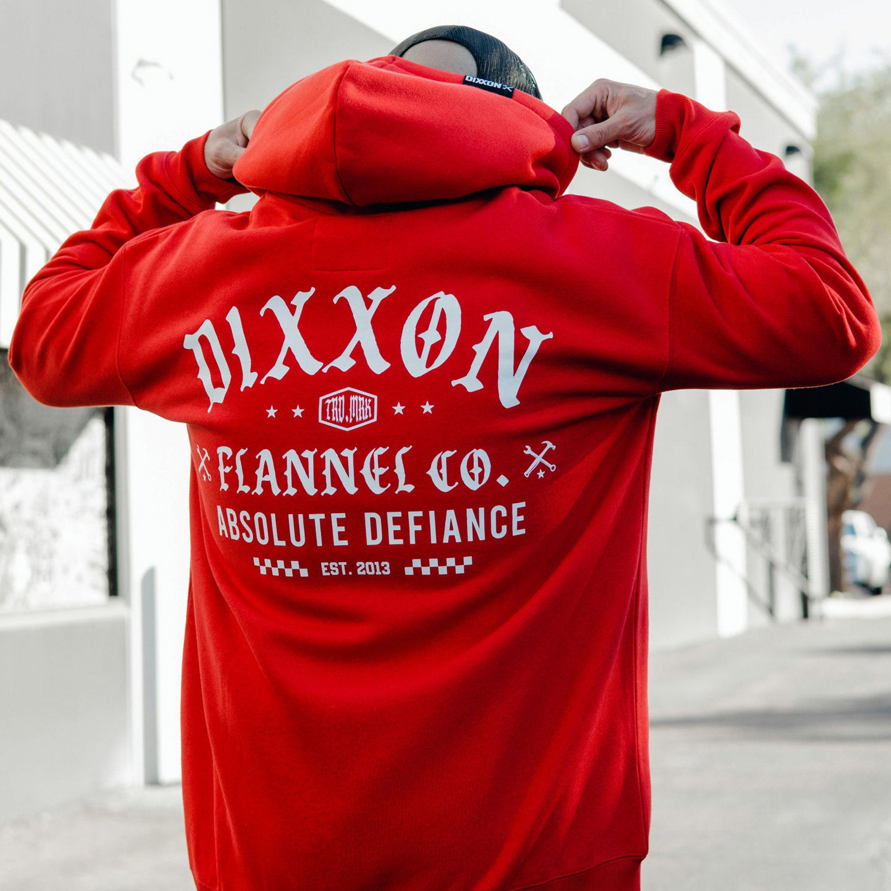 Cruz Zip Up Hoodie - Red | Dixxon Flannel Co. – DIXXON UK