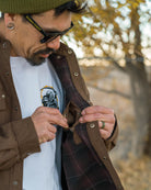 Men's Casper Suede Jacket - Brown - Dixxon Flannel Co.