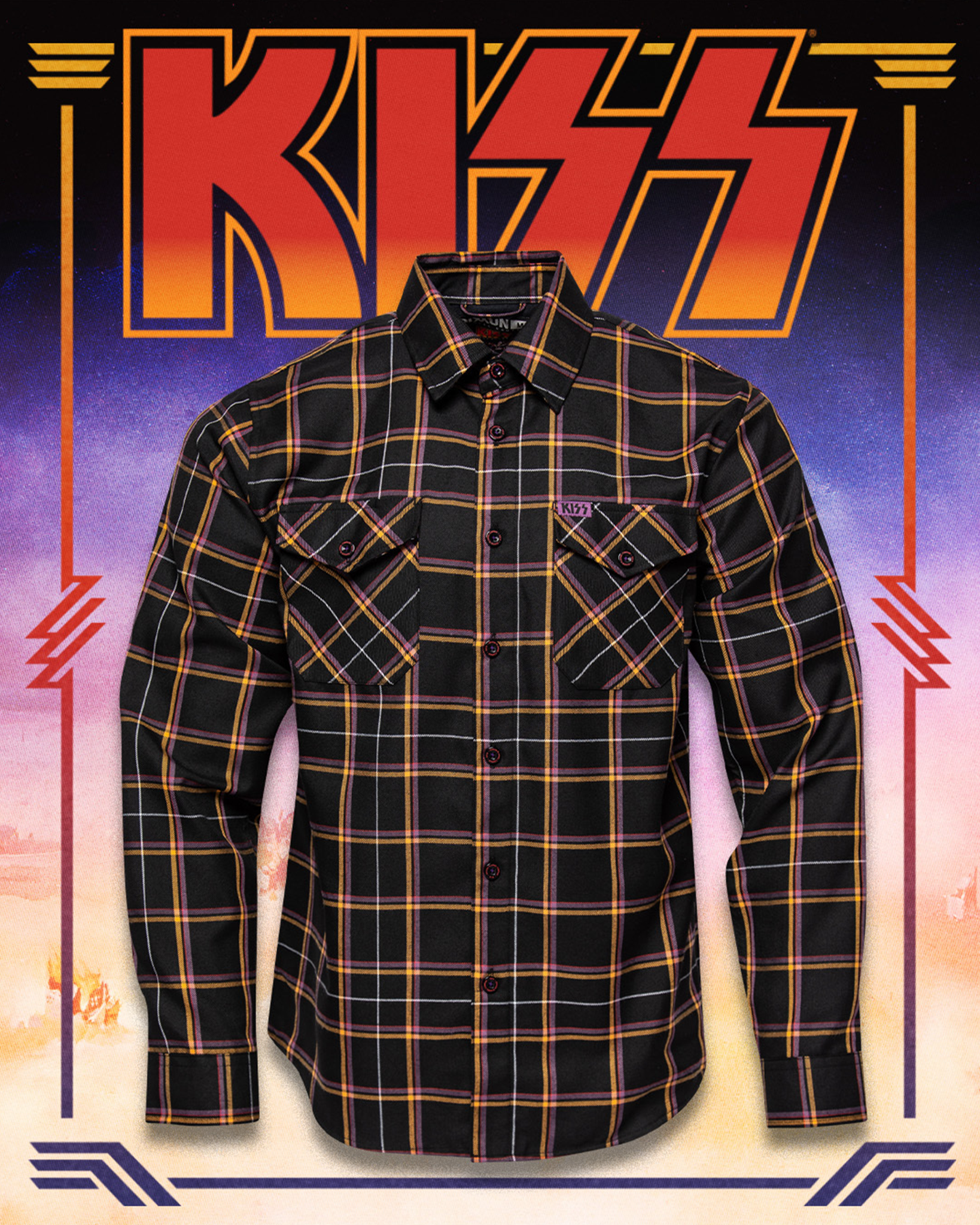 KISS Destroyer Flannel - Dixxon Flannel Co.
