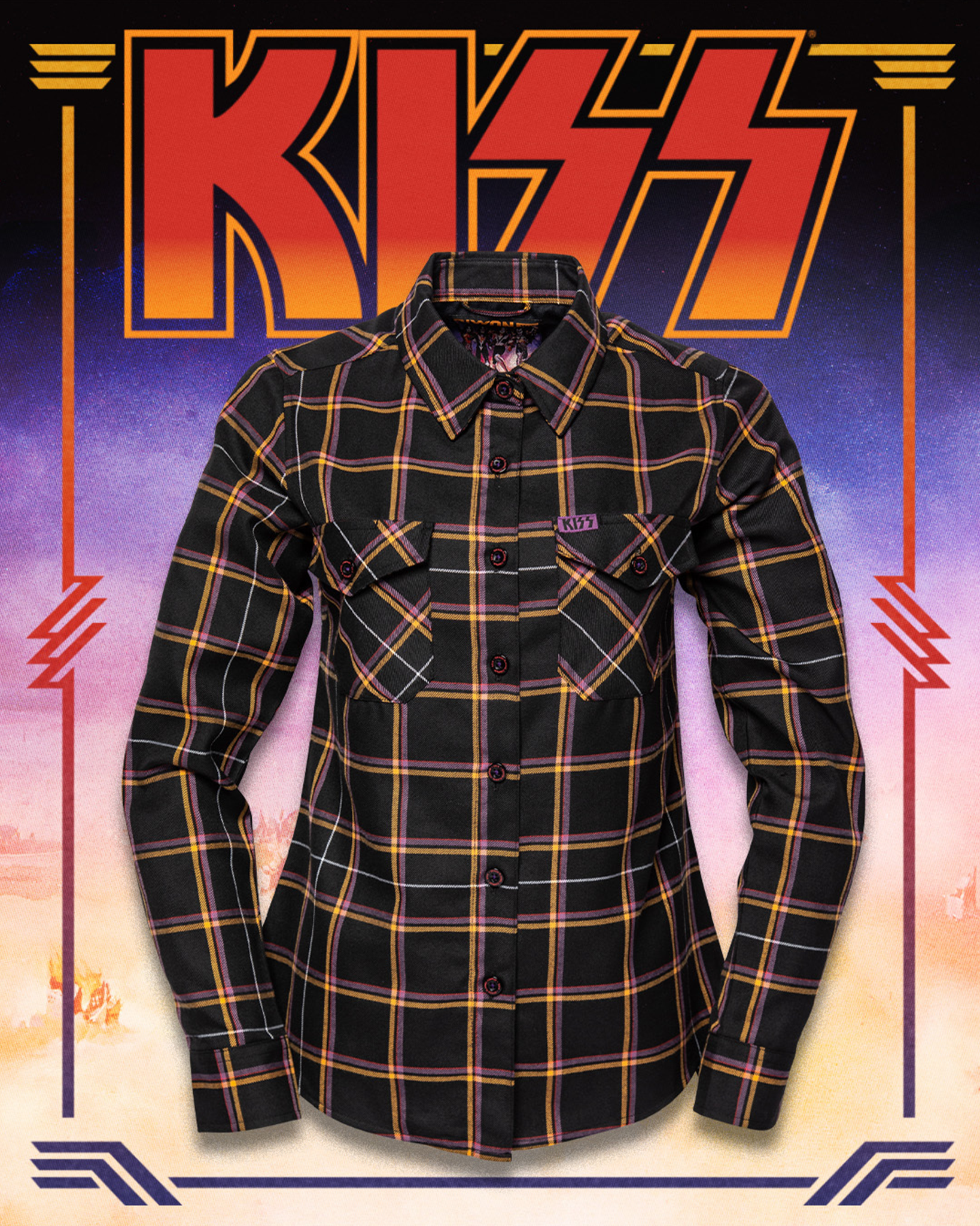 Women's KISS Destroyer Flannel - Dixxon Flannel Co.