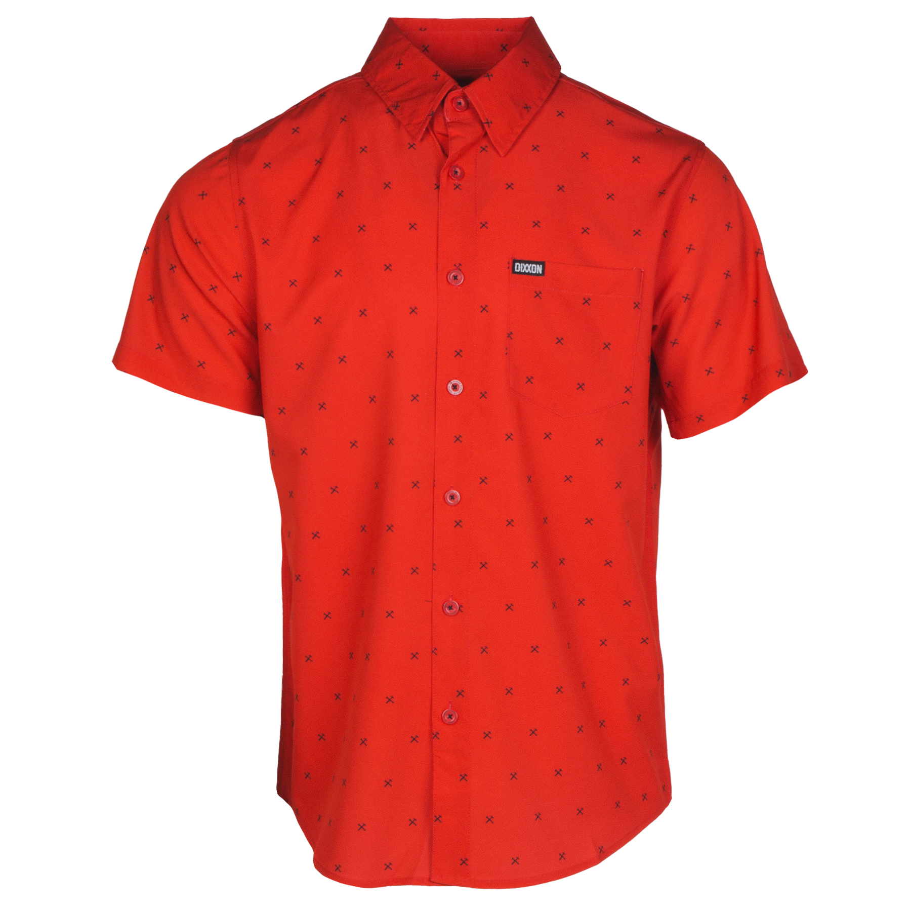 Finney Short Sleeve - Red & Black