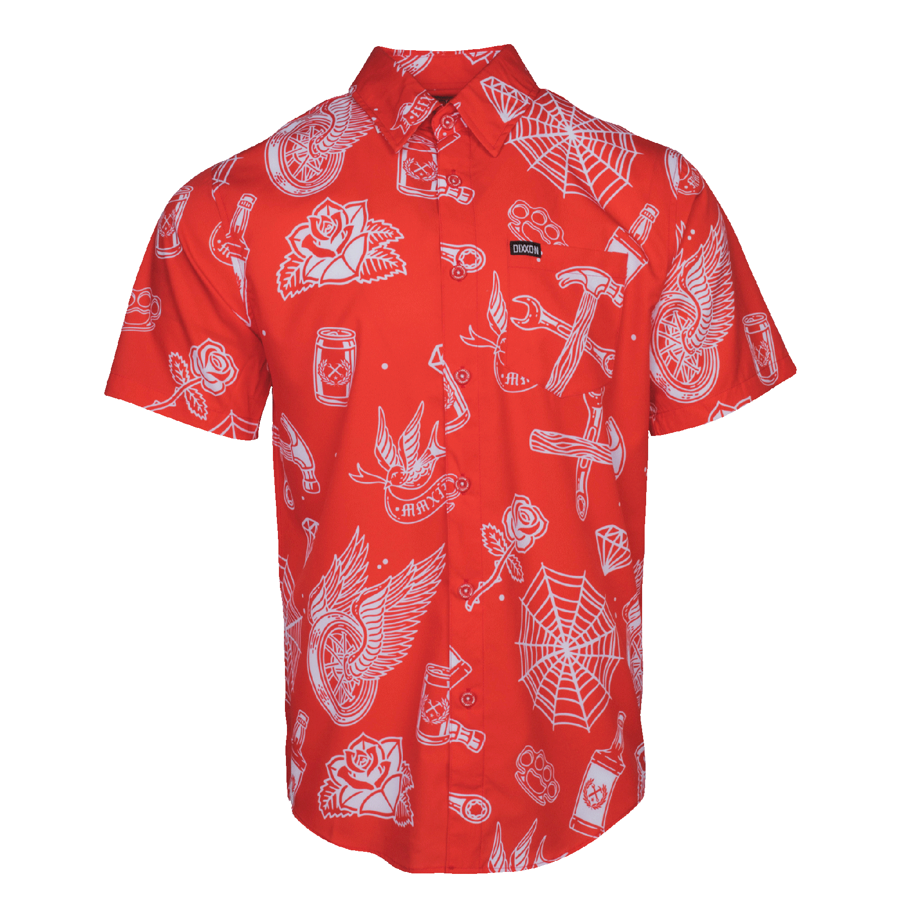 Party Boy 10 YR Short Sleeve - Red | Dixxon Flannel Co.