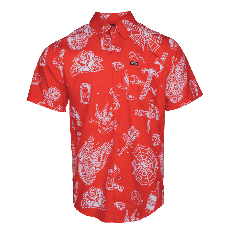 Party Boy 10 YR Short Sleeve - Red | Dixxon Flannel Co.