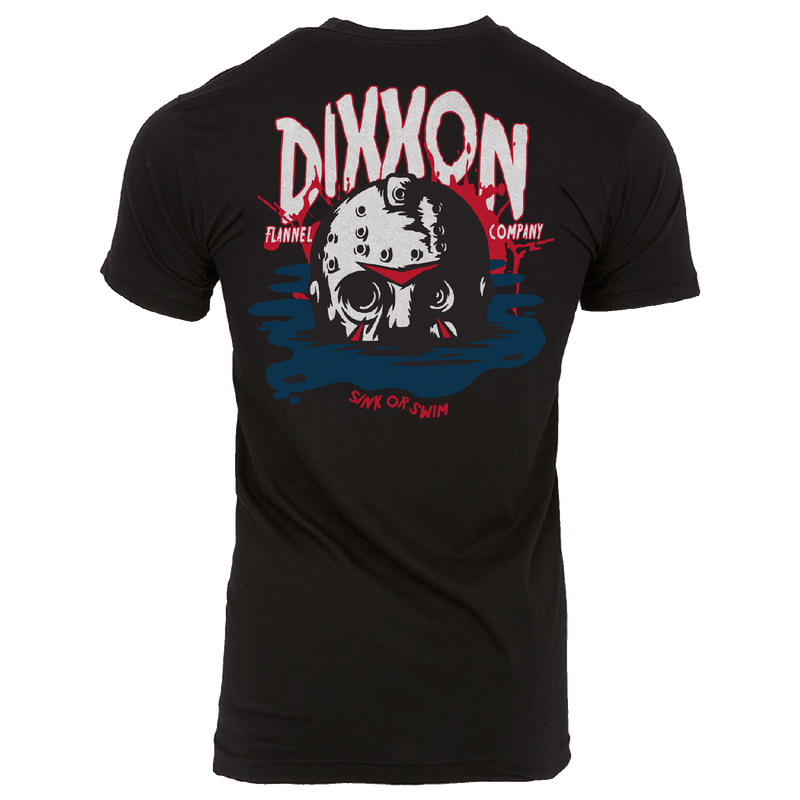 Men's Sink Or Swim TShirt Black Dixxon Flannel Co. DIXXON UK