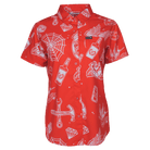 Women's Party Boy 10 YR Short Sleeve - Red | Dixxon Flannel Co.