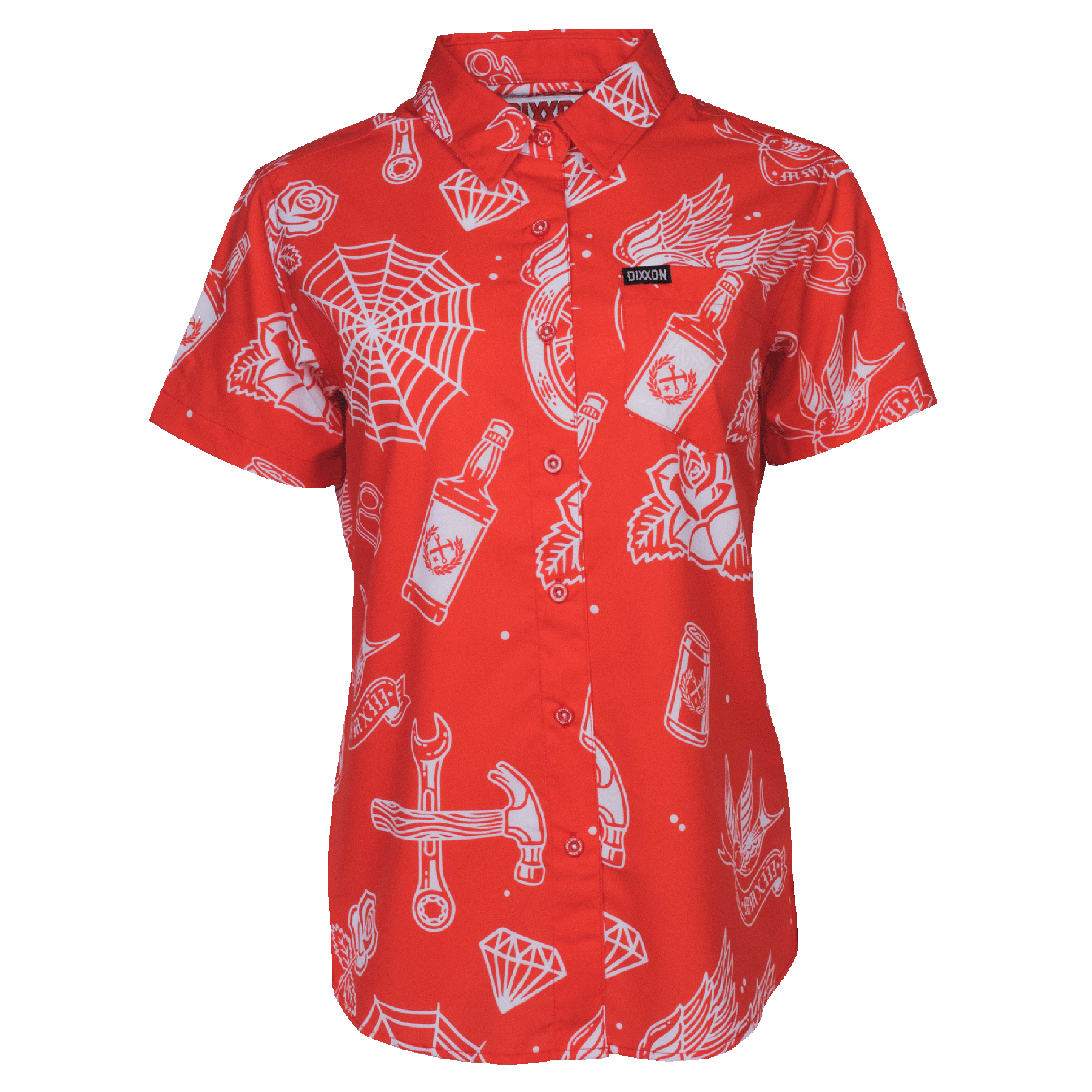 Women's Party Boy 10 YR Short Sleeve - Red