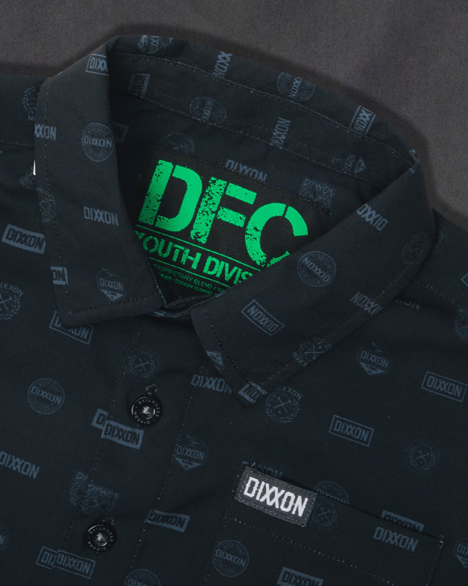 Youth Executive Short Sleeve - Black | Dixxon Flannel Co.