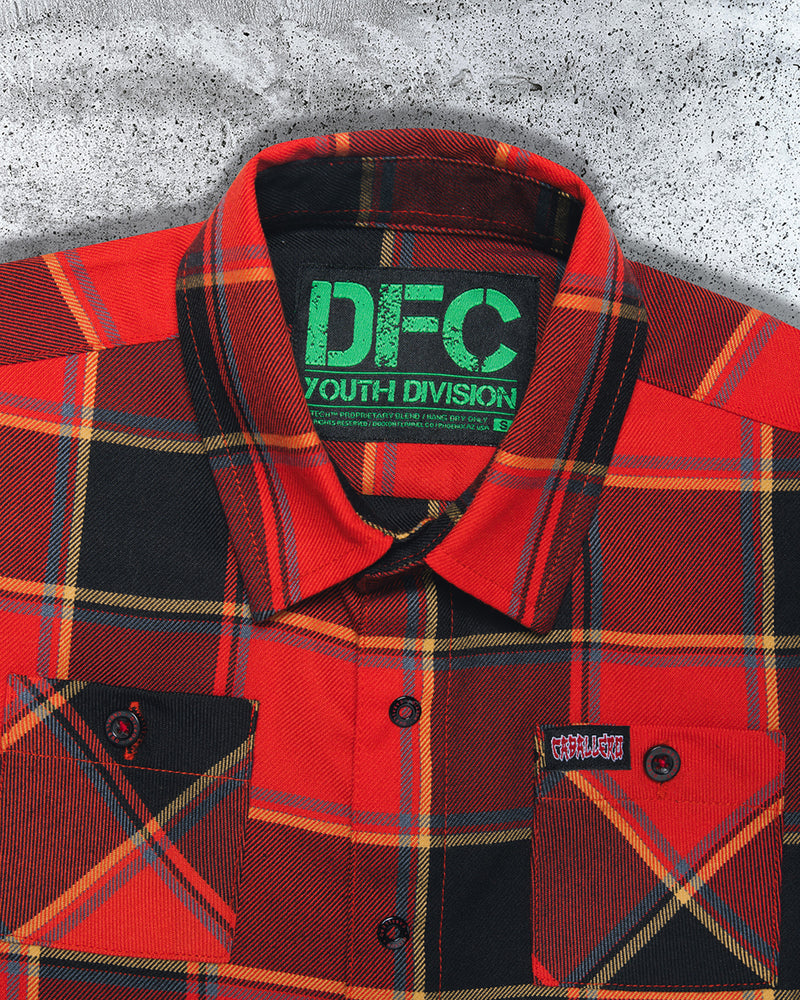 Youth Caballero Dragon Flannel