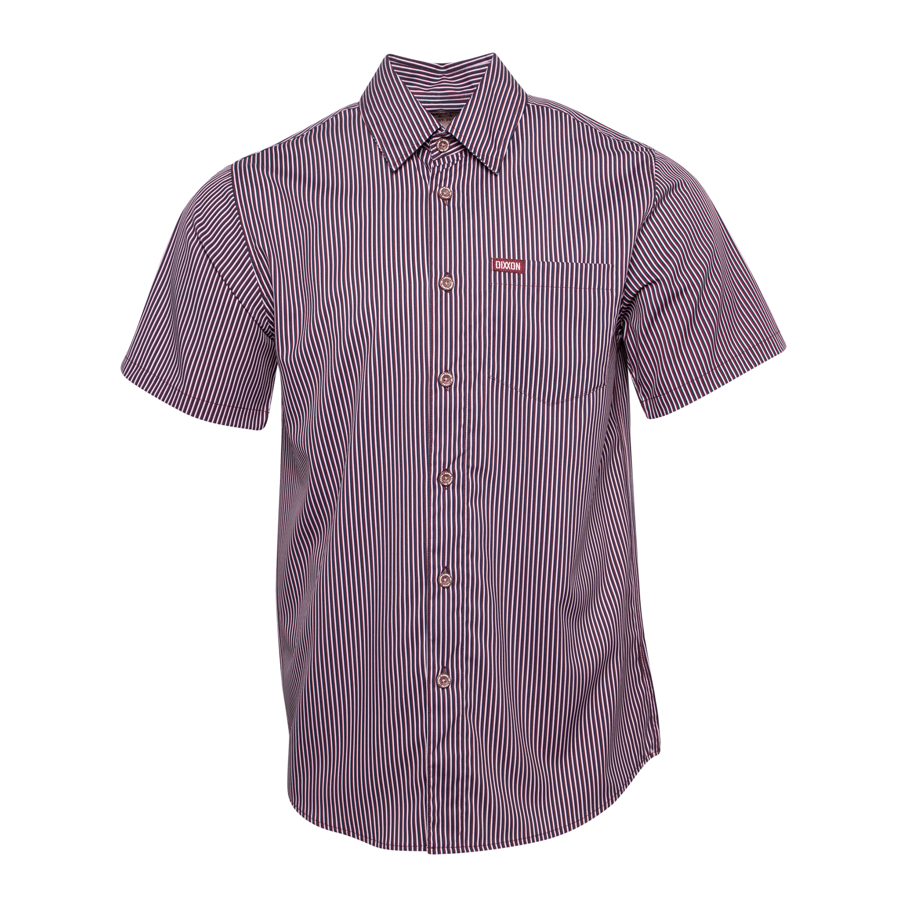 Benny TS Short Sleeve - Maroon - Dixxon Flannel Co.