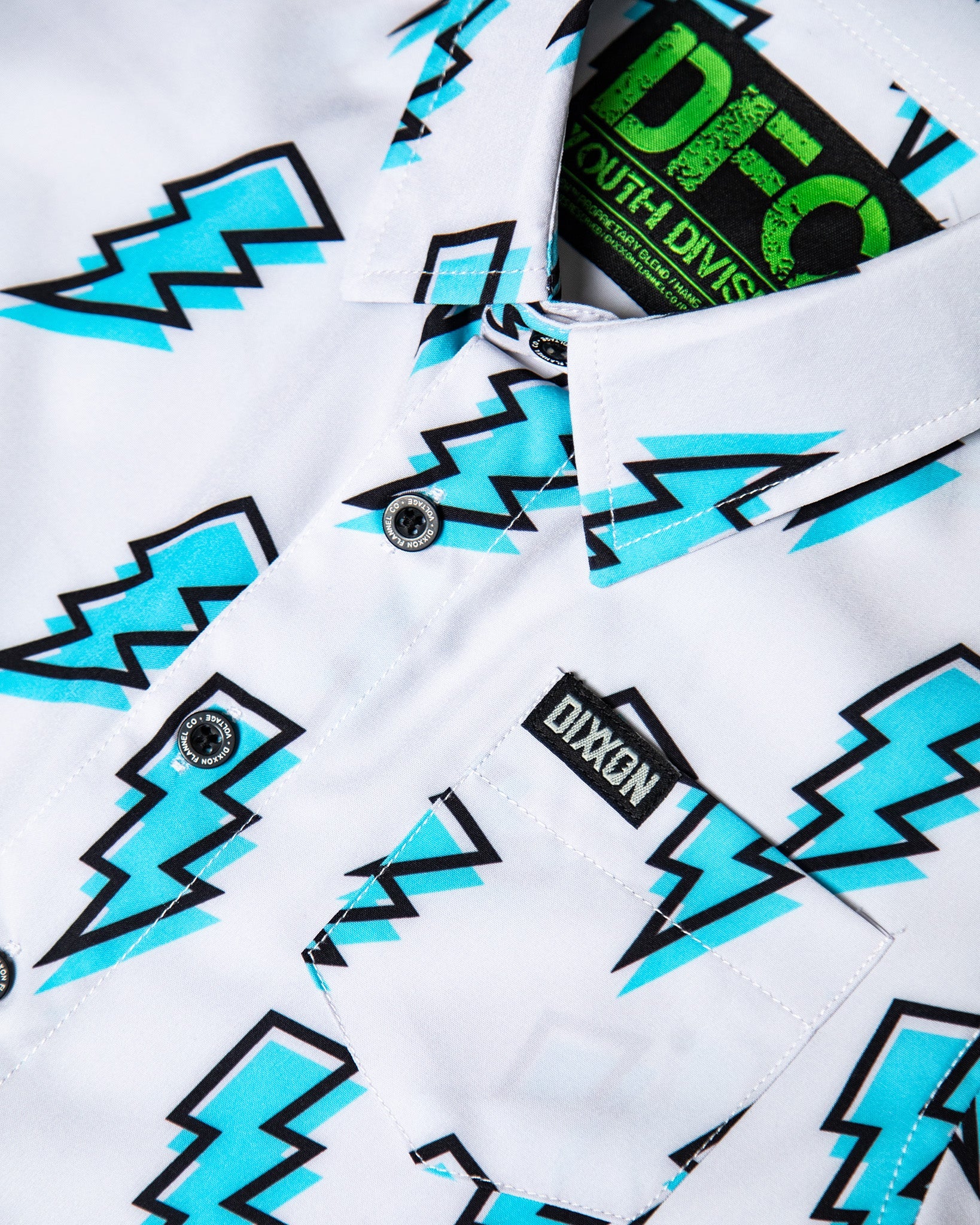 Youth Voltage Party Shirt - Grey & Blue - Dixxon Flannel Co. 