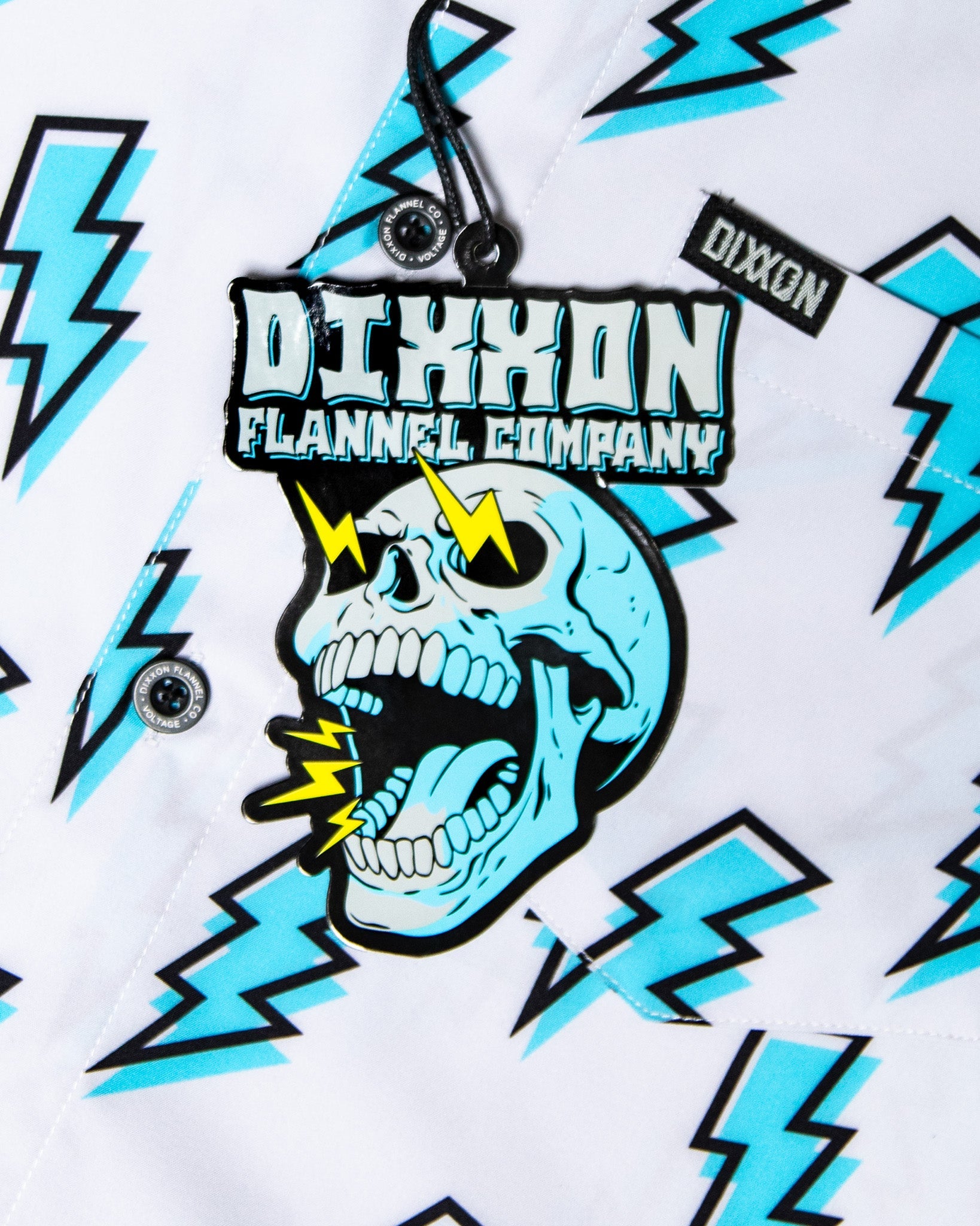 Voltage Party Shirt - Grey & Blue - Dixxon Flannel Co. 