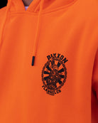 Black Hammersnake Pullover Hoodie - Safety Orange - Dixxon Flannel Co.