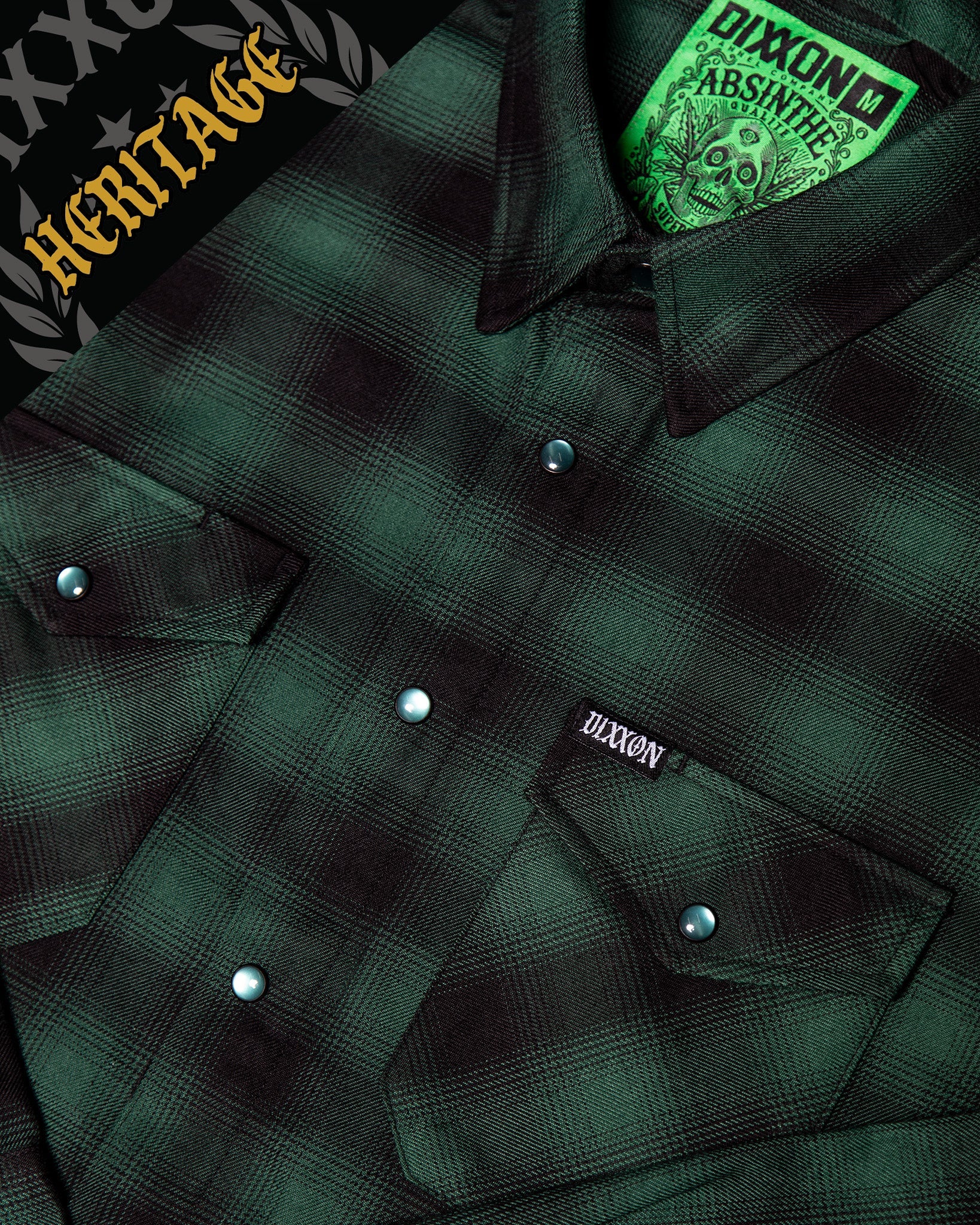 Absinthe Heritage Flannel - Dixxon Flannel Co.