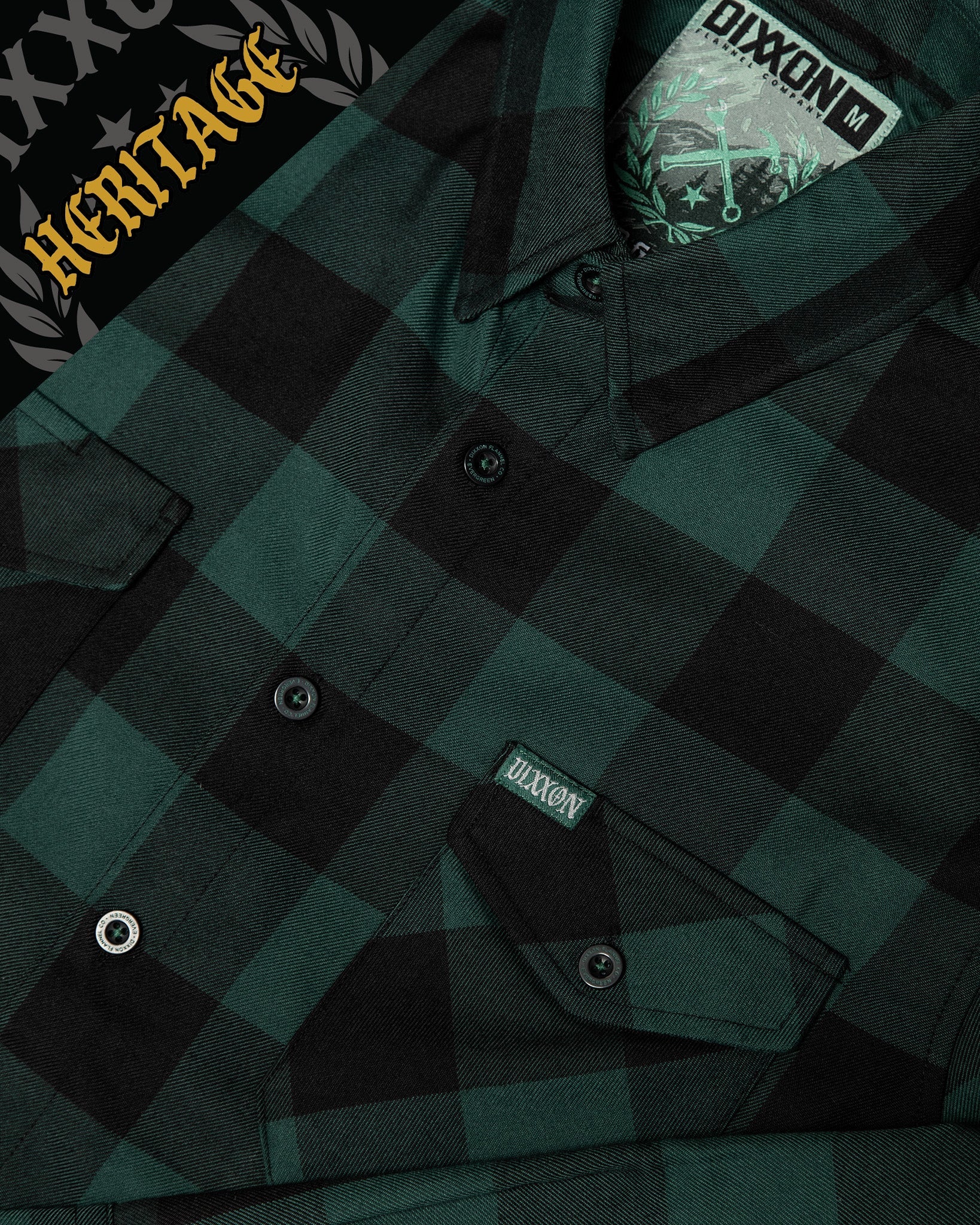 Evergreen Heritage Flannel - Dixxon Flannel Co.