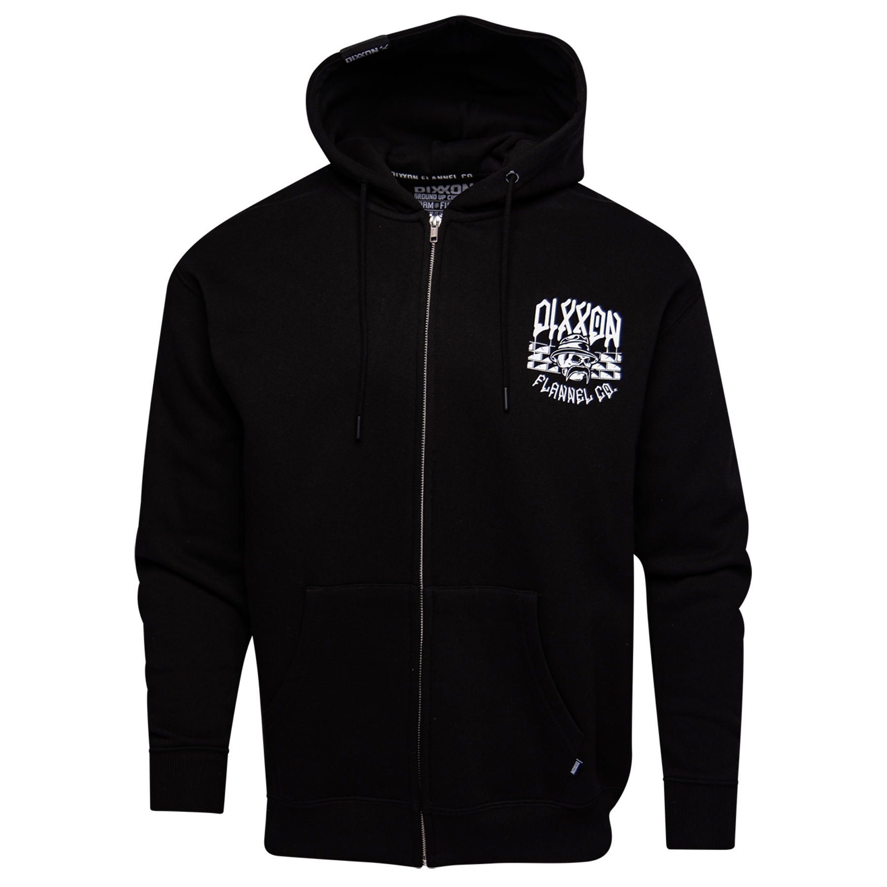 Hector Zip Up Hood - Black – DIXXON UK Hector Zip Up Hood - Black – DIXXON UK