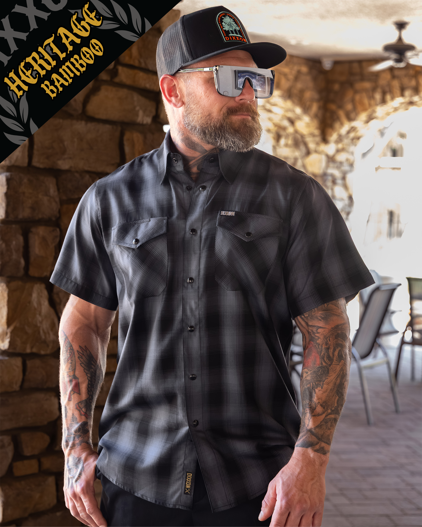 The Storm Heritage Bamboo Short Sleeve - Dixxon Flannel Co.