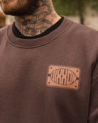 Black Self Made Crewneck Sweatshirt - O.D. Green - Dixxon Flannel Co.