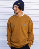 Pocket Crewneck - Camel - Dixxon Flannel Co.