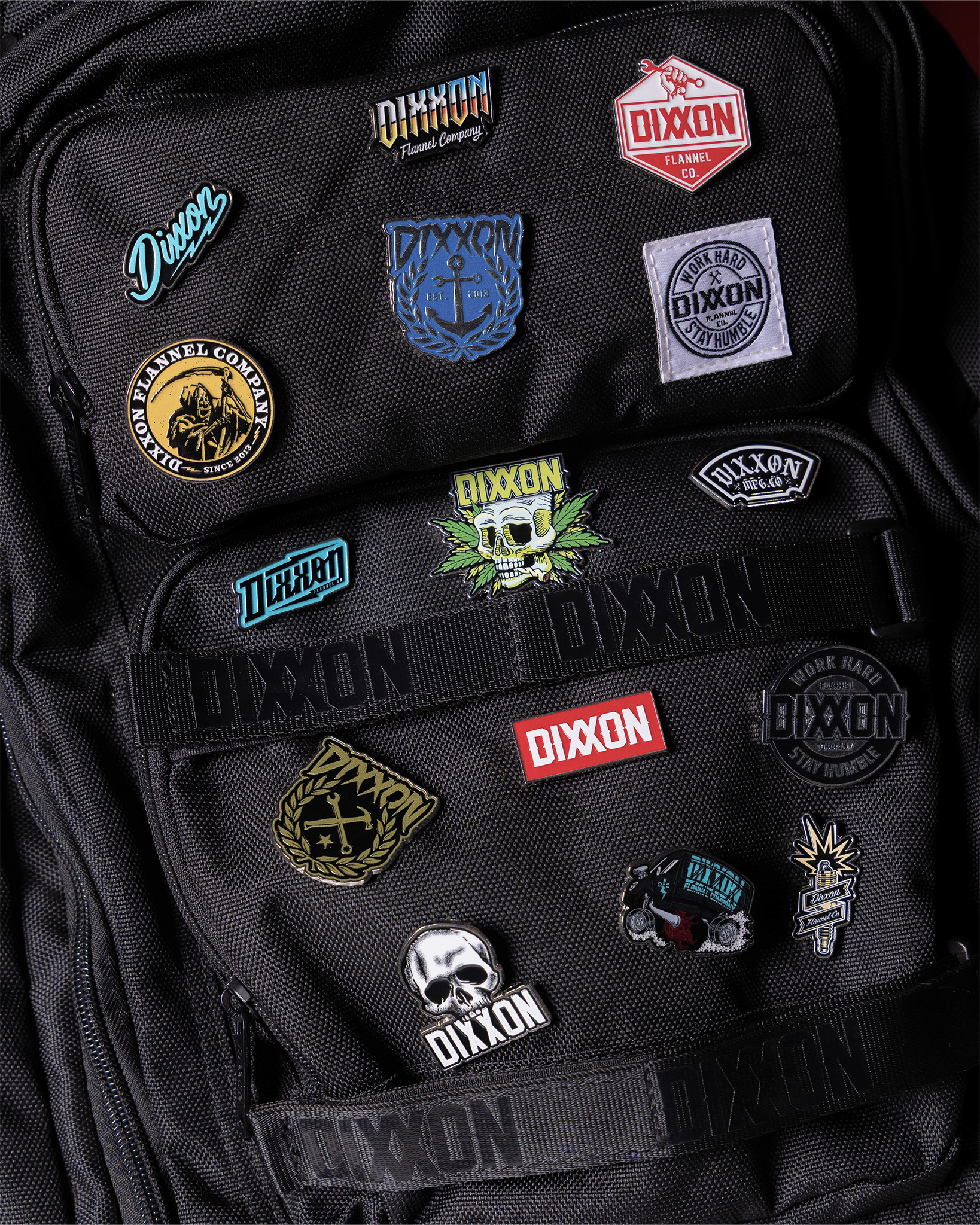 Chrome Enamel Pin - Dixxon Flannel Co.