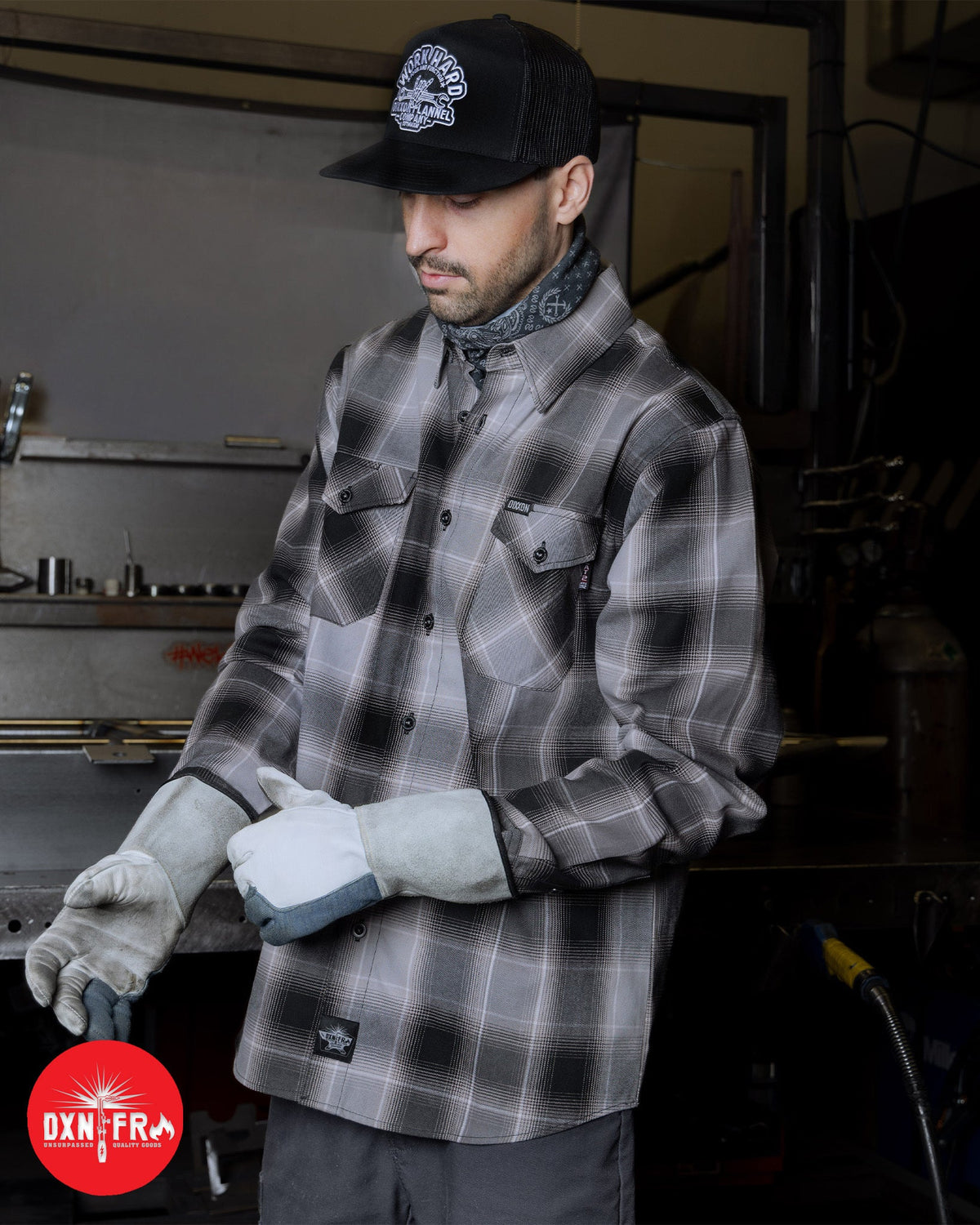 Galvanized FR Flannel - Dixxon Flannel Co. 