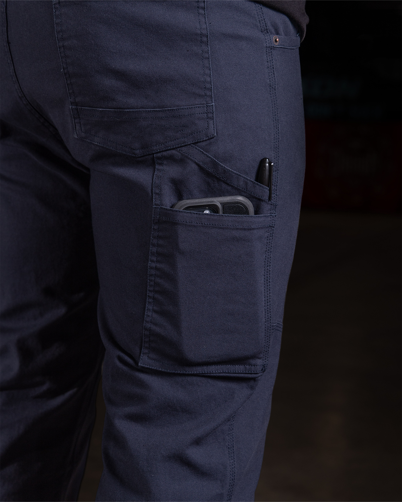Canvas Work Pants - Navy - Dixxon Flannel Co.