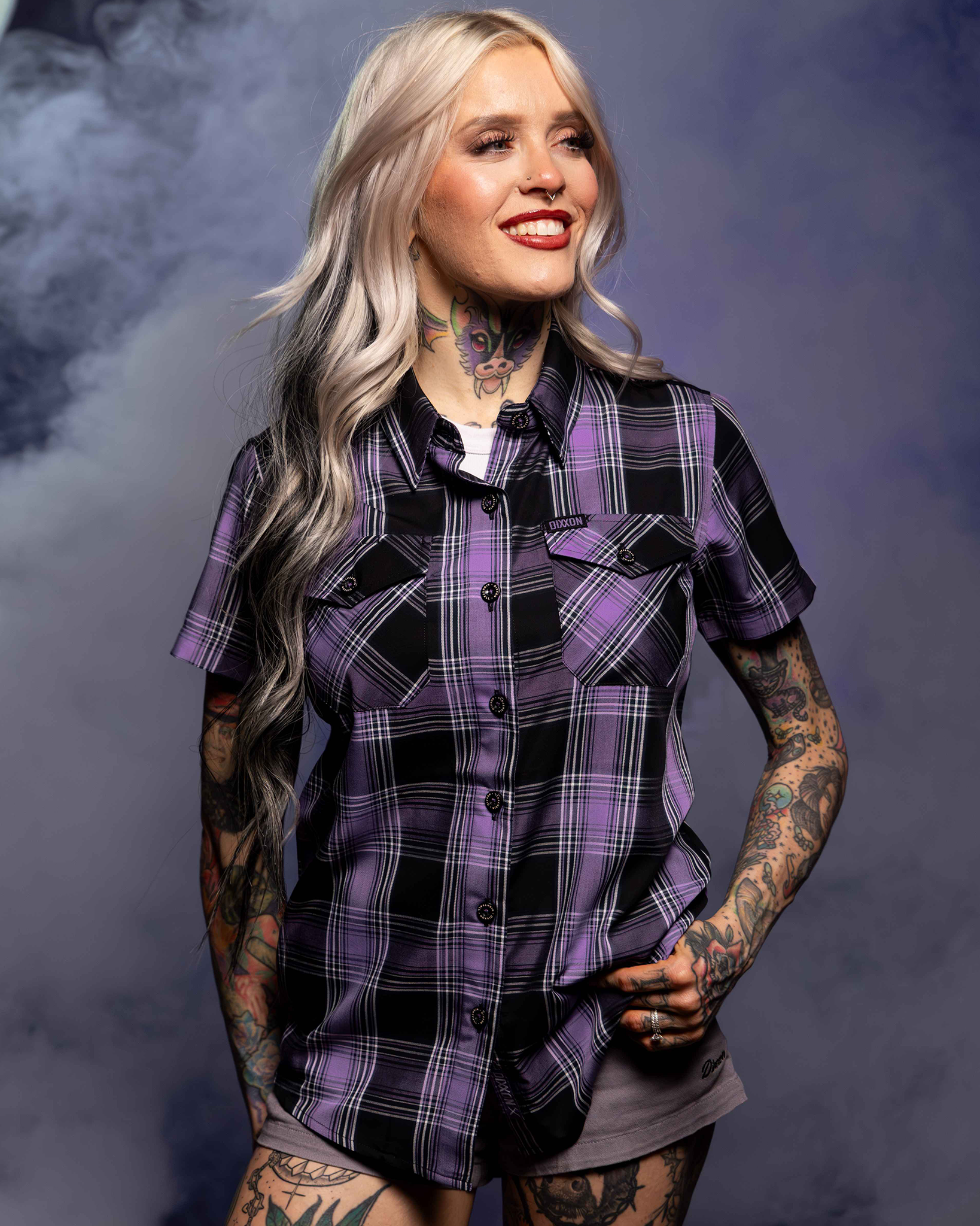 Women's Night Fall Bamboo Short Sleeve - Dixxon Flannel Co.