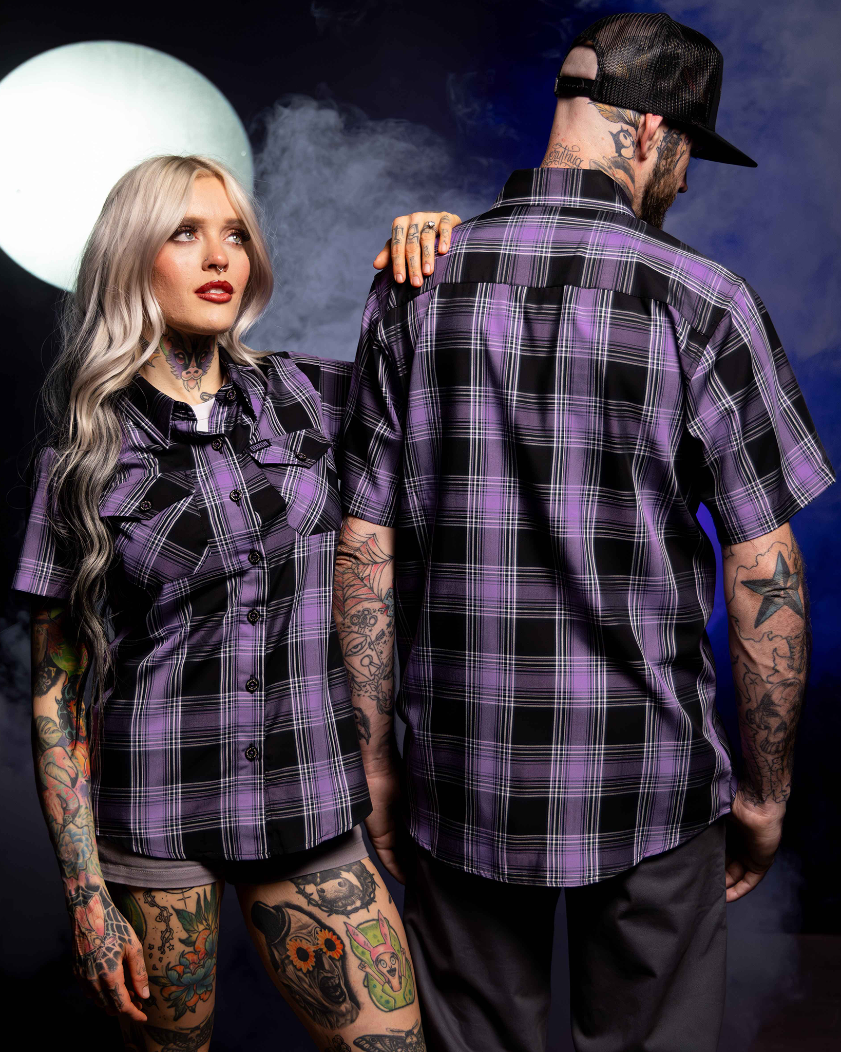 Night Fall Bamboo Short Sleeve - Dixxon Flannel Co.