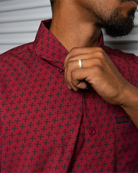 Party Hammers Party Shirt - Maroon & Black - Dixxon Flannel Co.