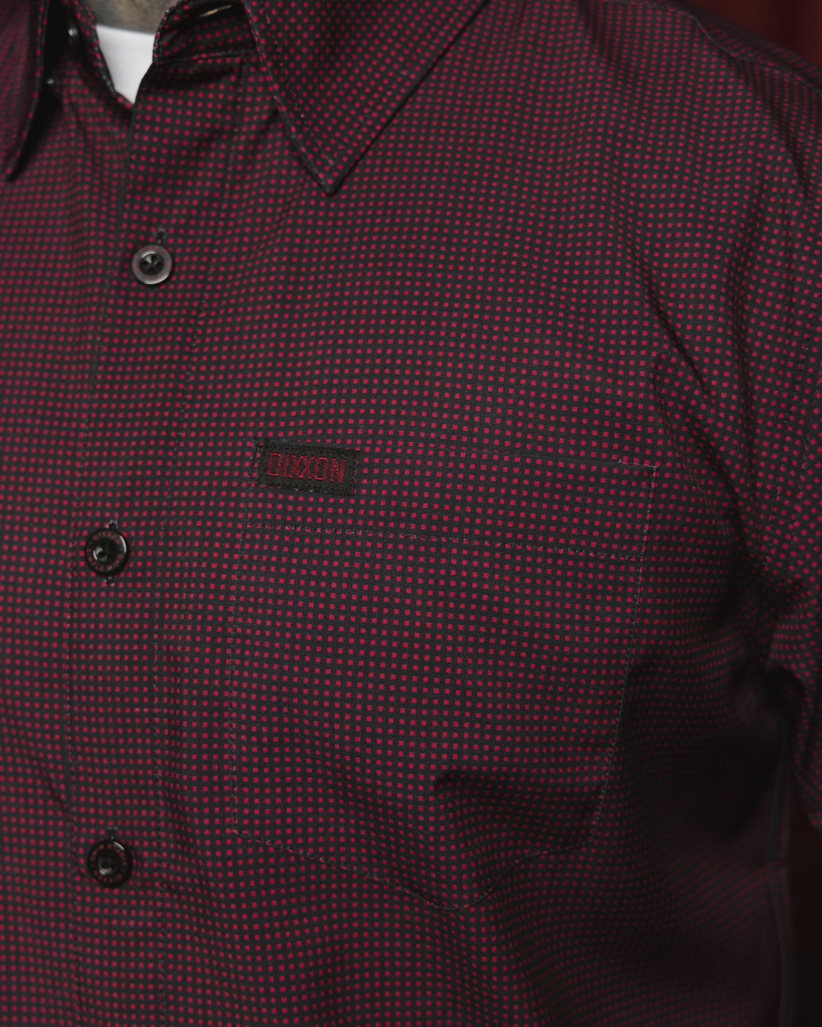 Simple Mind Party Shirt - Black & Red - Dixxon Flannel Co.