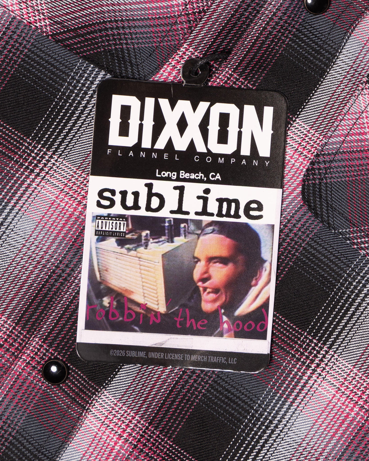 Sublime 'Robbin' the Hood' Hooded Flannel Jacket