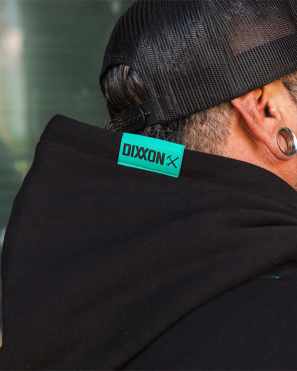 Teal Staking Claim Pullover Hoodie - Black - Dixxon Flannel Co.