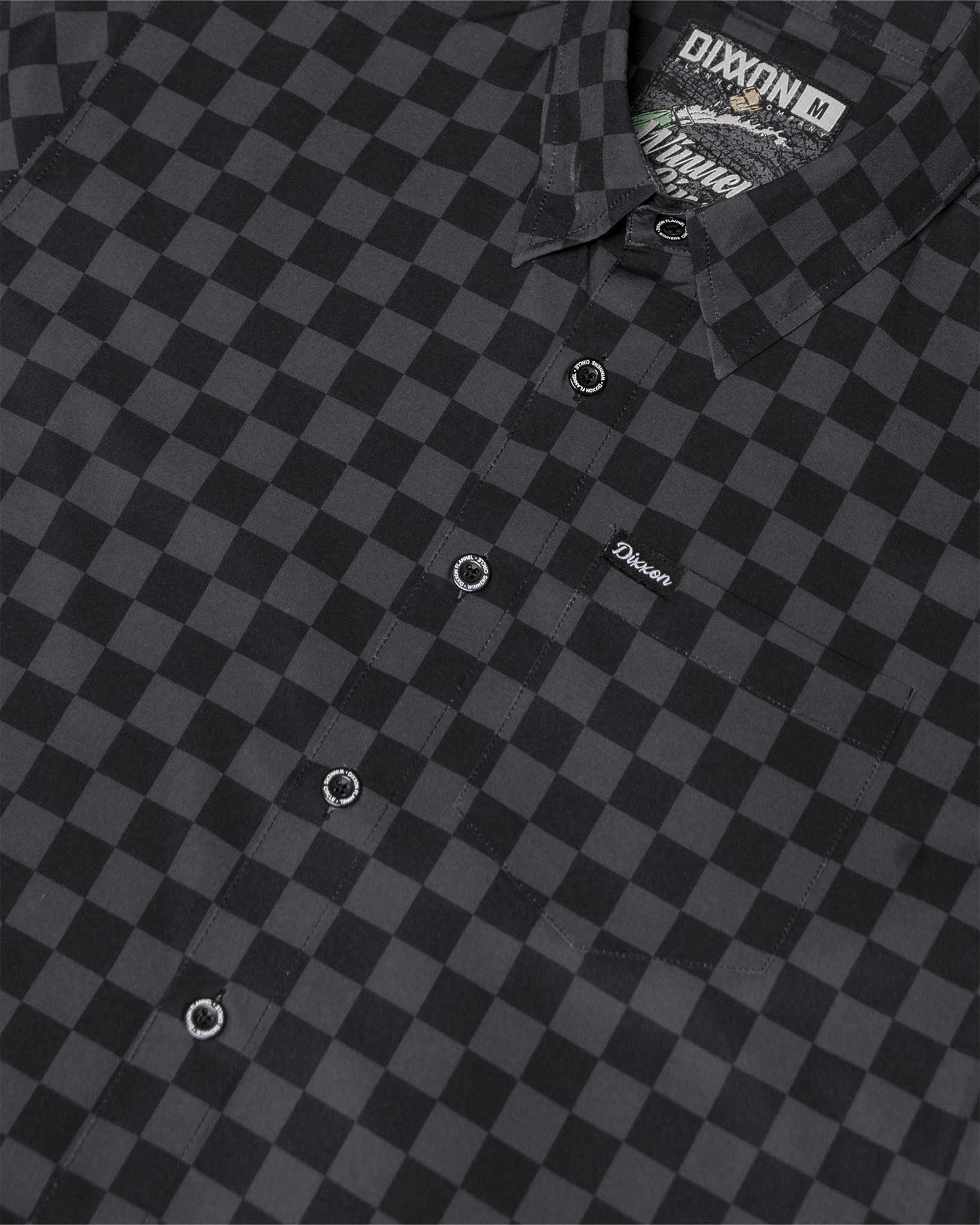 Winner's Circle Party Shirt - Black & Grey - Dixxon Flannel Co.