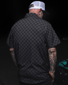 Winner's Circle Party Shirt - Black & Grey - Dixxon Flannel Co.