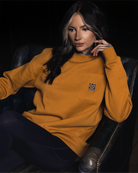 Women's Pocket Crewneck Sweatshirt - Camel - Dixxon Flannel Co.