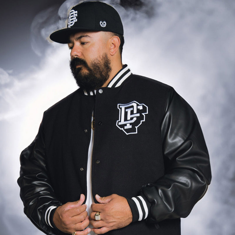 Mens black outlet baseball jacket