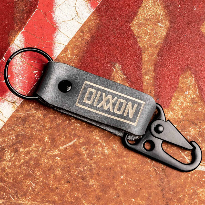 Leather Keychain Clip - Grey | Dixxon Flannel Co.