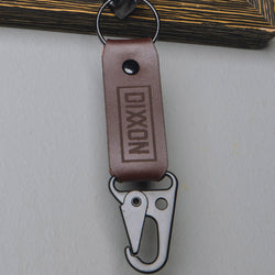 Leather Keychain Clip - Brown | Dixxon Flannel Co.