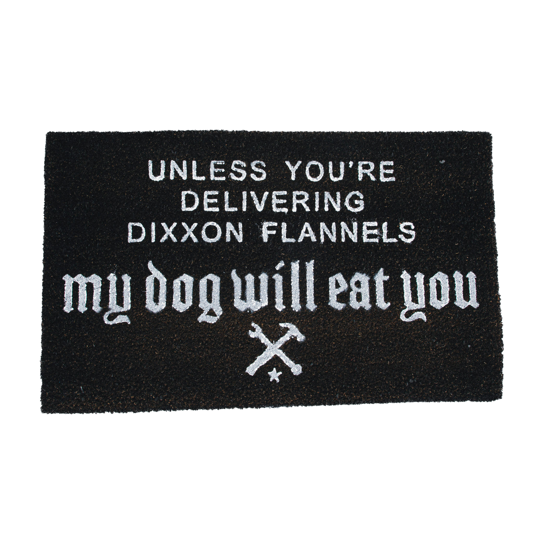 My Dog Will Eat You Outdoor Mat - Dixxon Flannel Co.