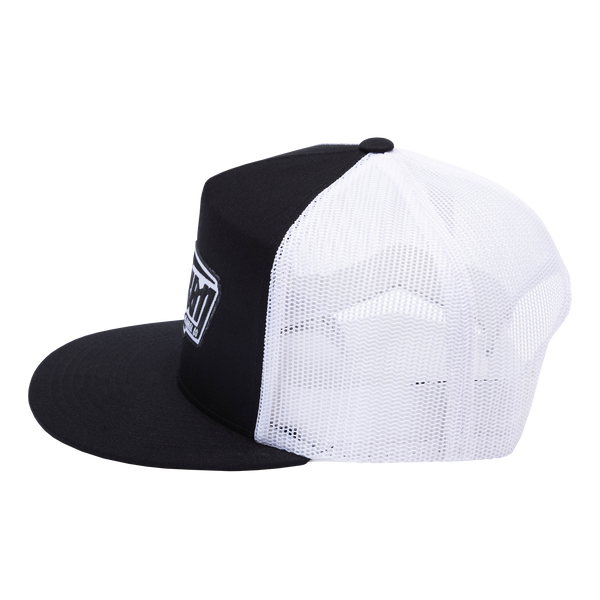 Bolt Logo Trucker Snapback - Black/ White | Dixxon Flannel Co. – DIXXON UK